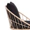 Flash Furniture Tan Rattan Rope Chairs - Black Cushions, PK 2 TW-VN017-TAN-BK-GG - alternate 10